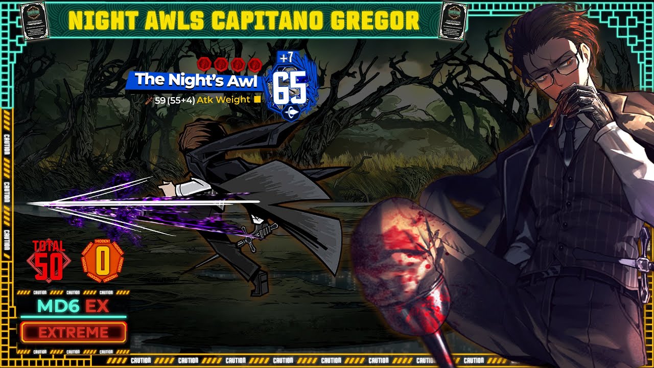 Night Awls Capitano Gregor - MD6E Solo 50 Adv. (0/4 Hidden Boss) [Limbus Company]