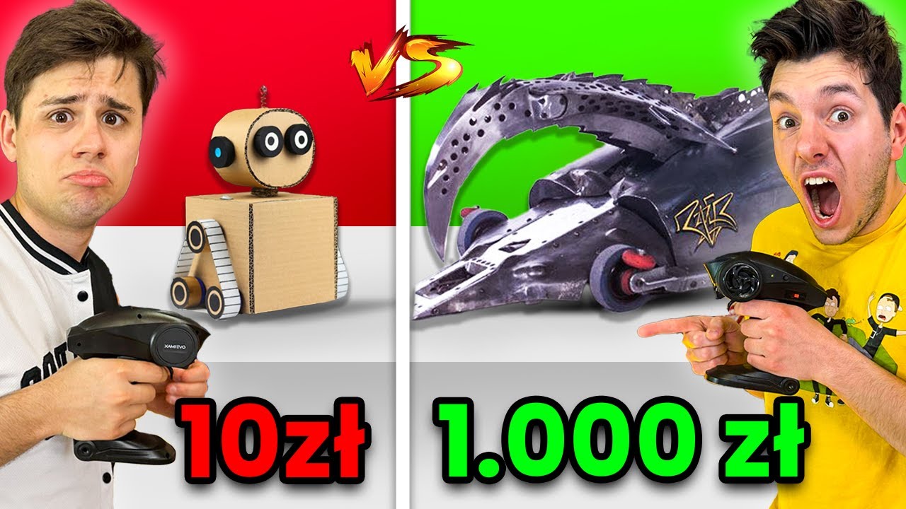 NAJLEPSZY ROBOT ZA 10 ZŁ vs 1.000 ZŁ WYGRYWA!