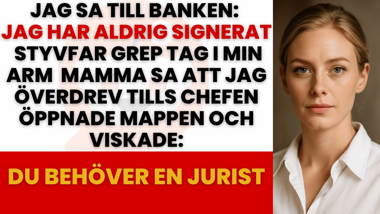 STYVFAR KRÄVDE MIN NAMNTECKNING — NÄR JAG SA NEJ KOM SLAGEN OCH LÖGNERNA