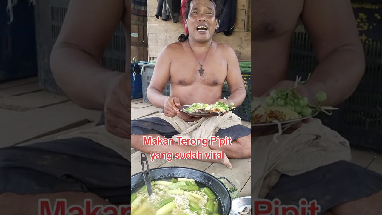 Sahabat hari ini kita mukbang pare dengan gambas , rasa restoran ala ladang...