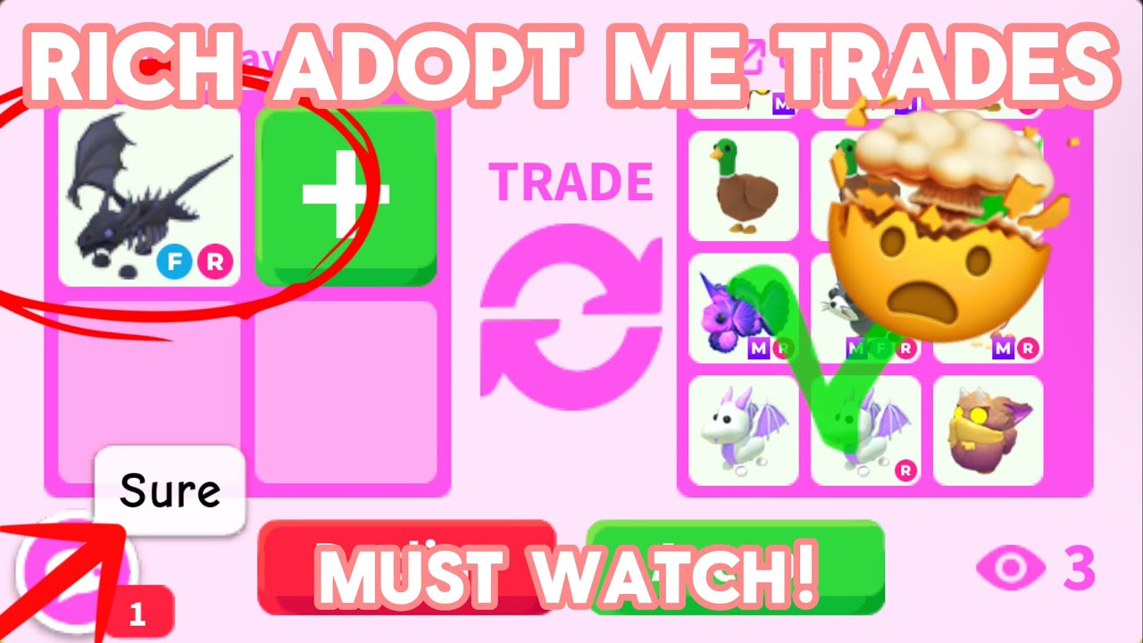 ⭐️RICH Adopt Me Trading!⭐️ SHADOW DRAGON! Расширяю свой инвентарь! Adopt Me Trading! Roblox!