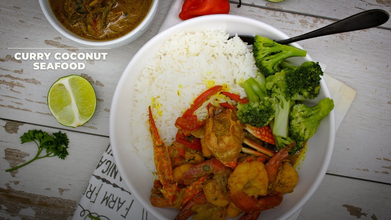 Easy Coconut Curry Seafood Recipe | Featuring Rottay Stainless Steel Mixing Bowls | Episode 342
