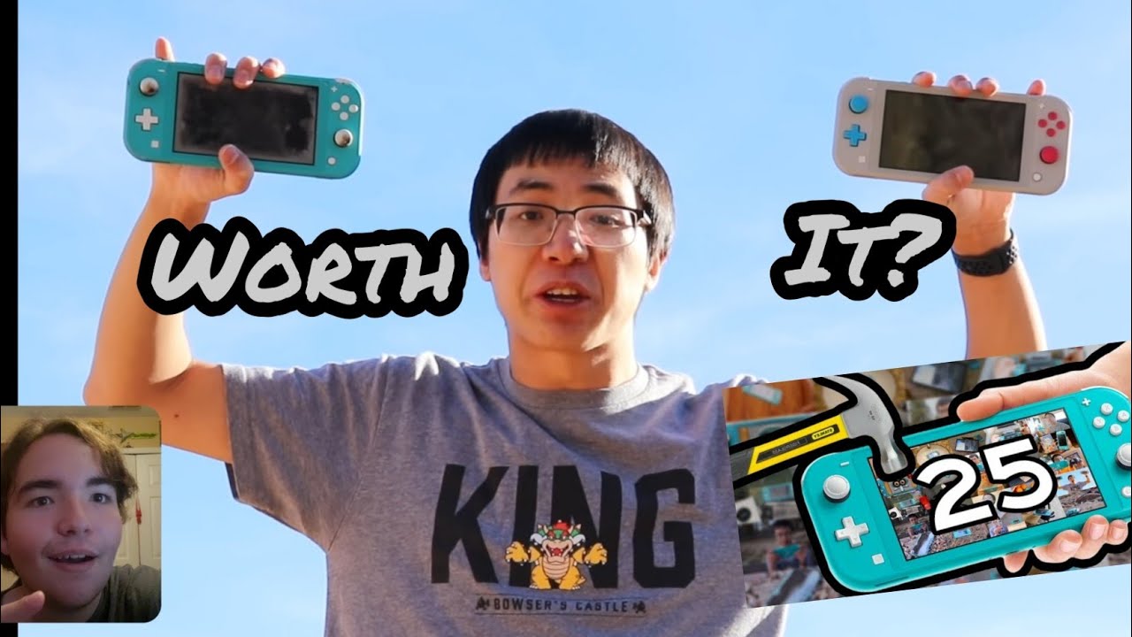 Gamin Thunder Reactions: Plainrock124 25 ways to break a Nintendo Switch Lite | Channel of the Month