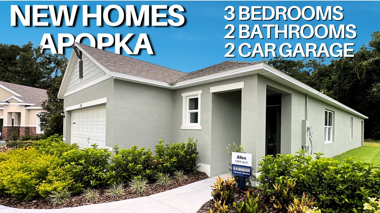 3 Bedroom New Homes For Sale in Apopka Florida