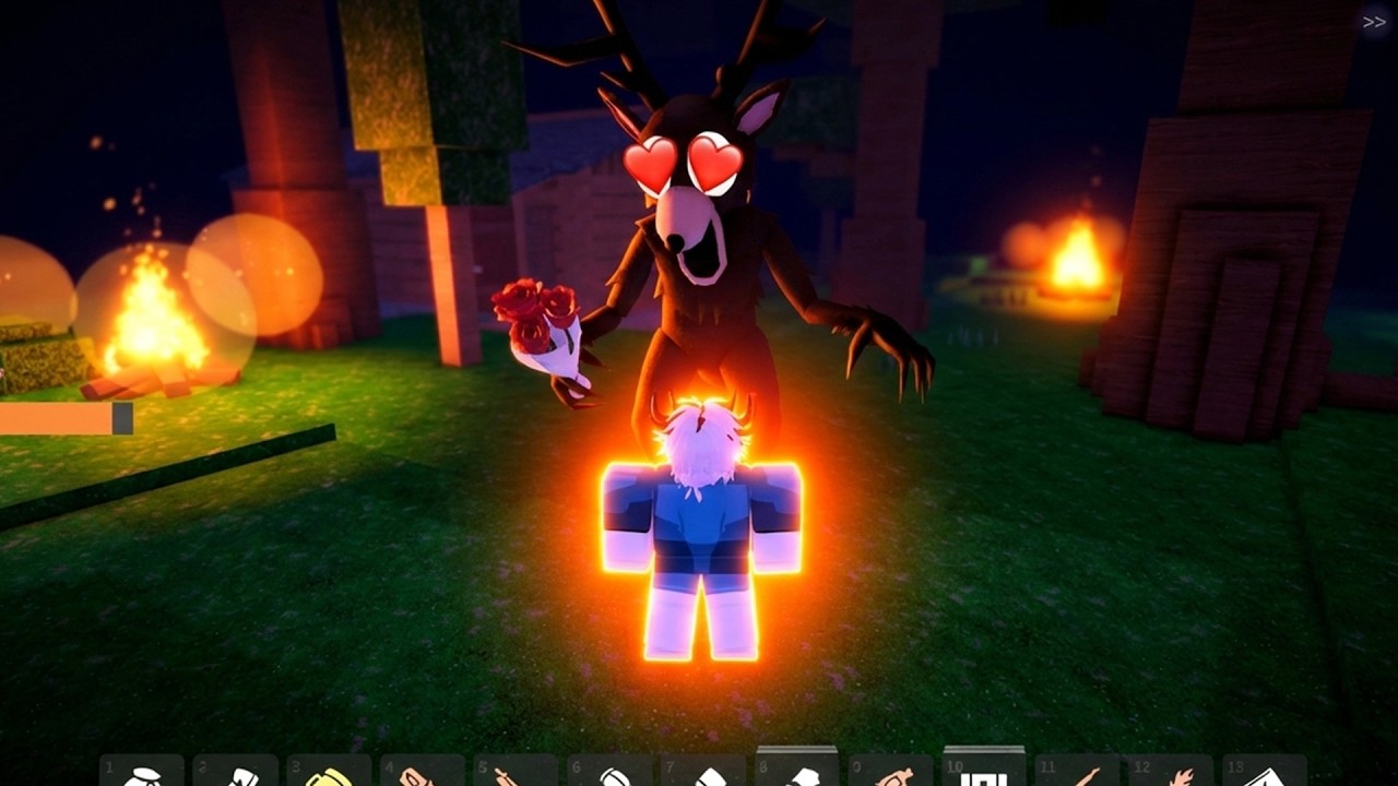 The DEER VALENTINES UPDATE in 99 Night in The Forest! | New Update