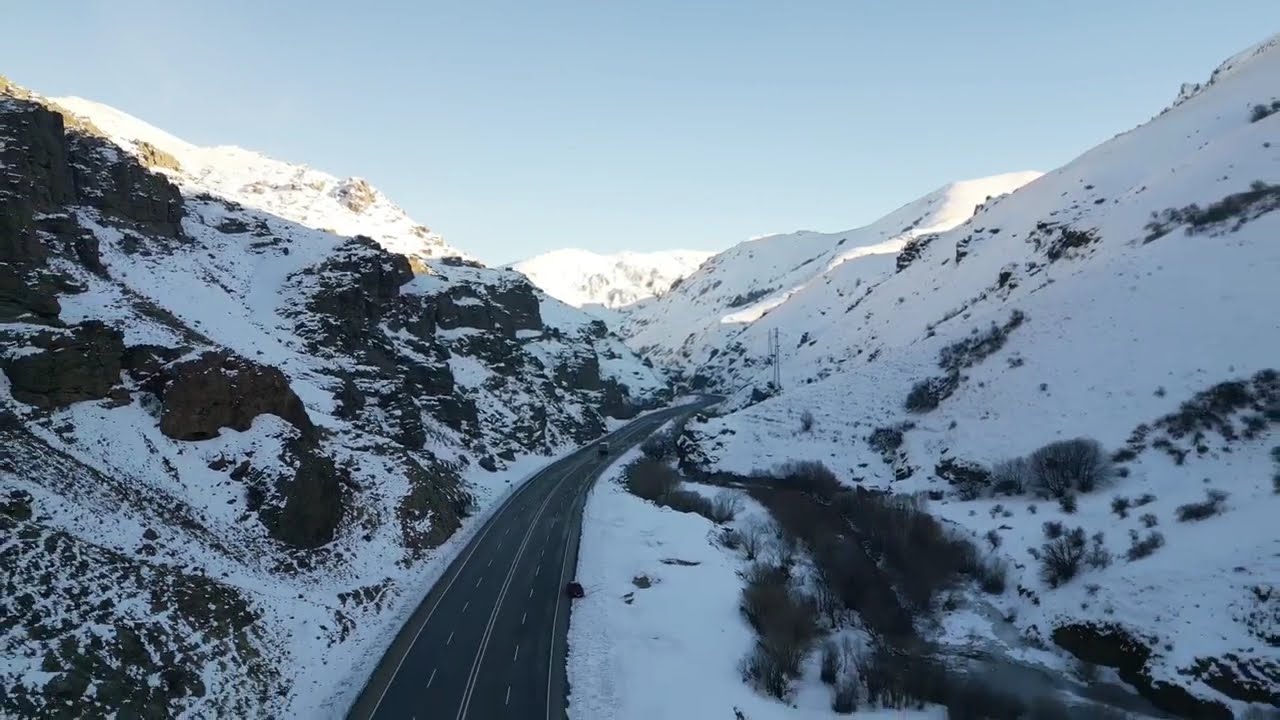 Erzurum Ağrı Eleşkirt Karayolu Drone Çekimi