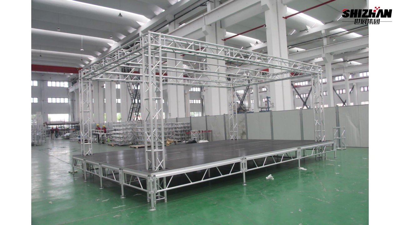 Tent Truss Stage with roof cover