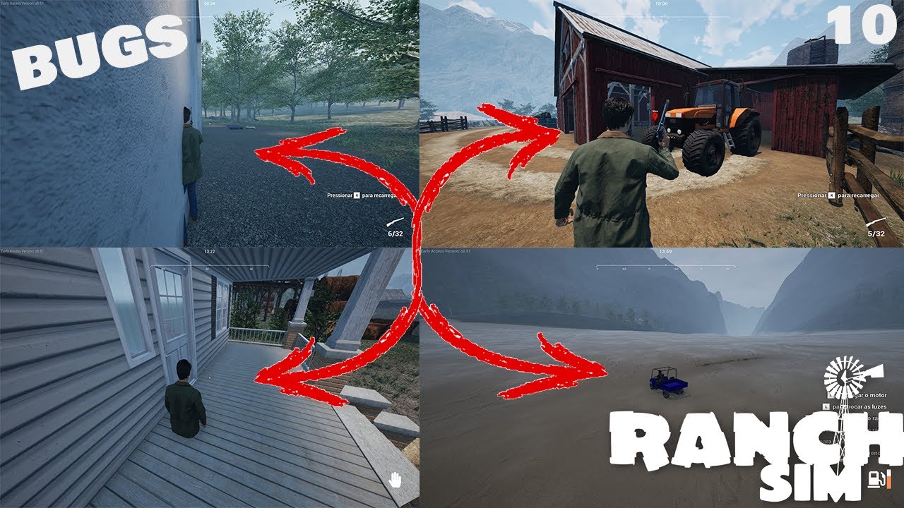 EXPLORANDO O MAPA + BUGS QUE PRECISAR SER ARRUMADOS  - RANCH SIMULATOR 2.0 #10