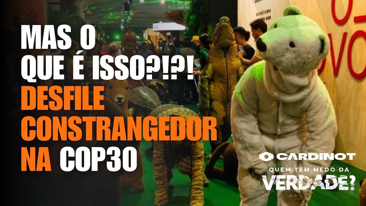 DESFILE CONSTRANGEDOR NA COP30