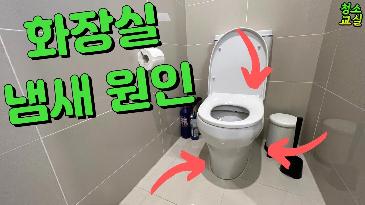 화장실 변기에서 냄새가 나는 원인!!