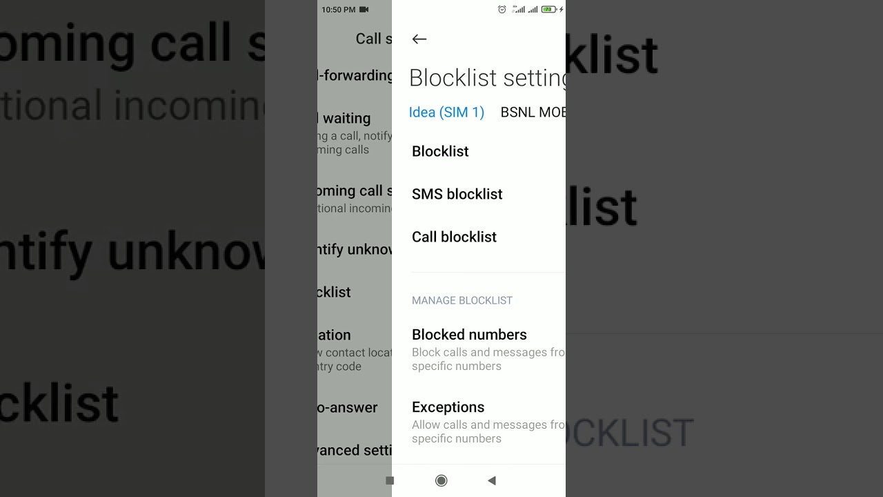 How to block All calls from strangers in Redmi MIUI 12.5 Version by Xiaomi Blocklist settings Redmi