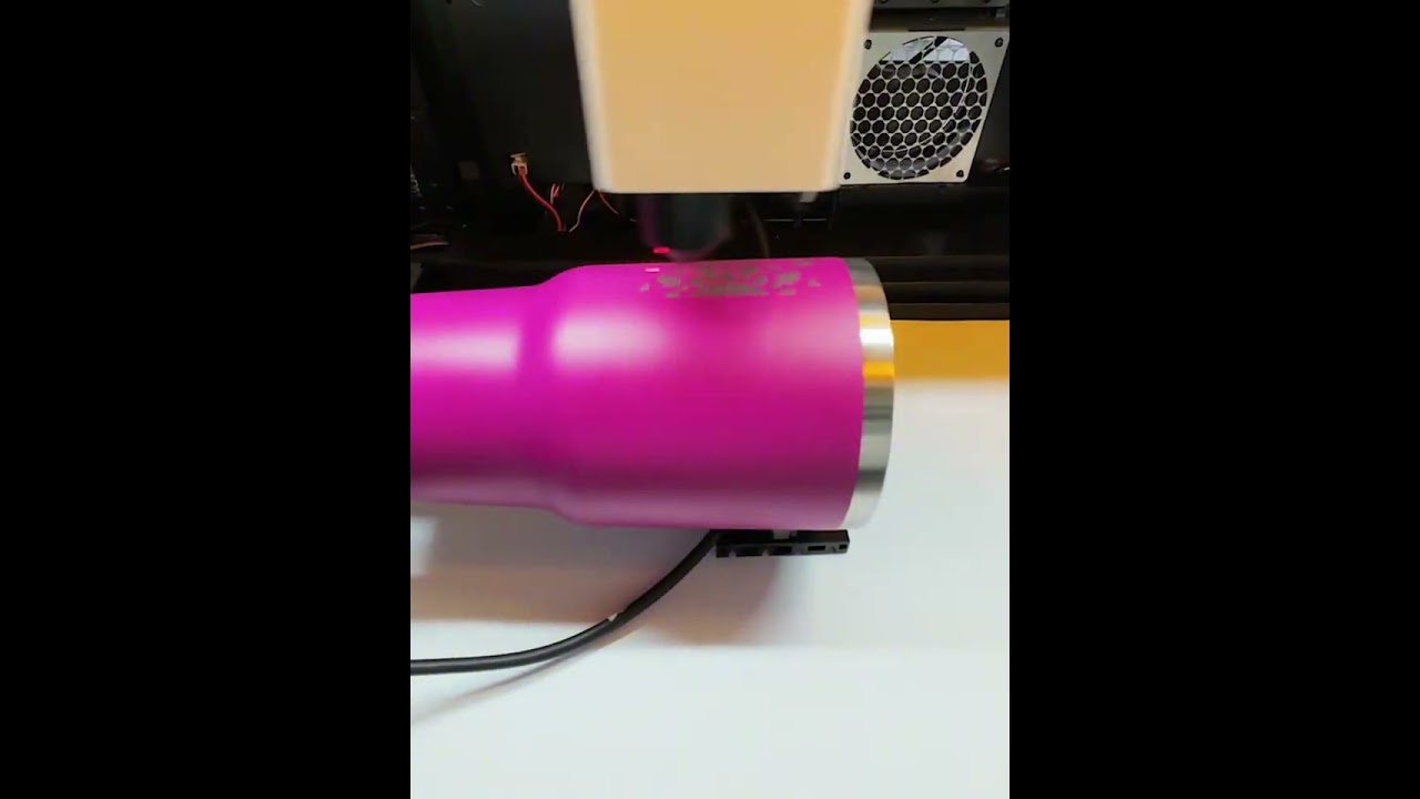 WeCreate Vision Laser Engraver on Cup
