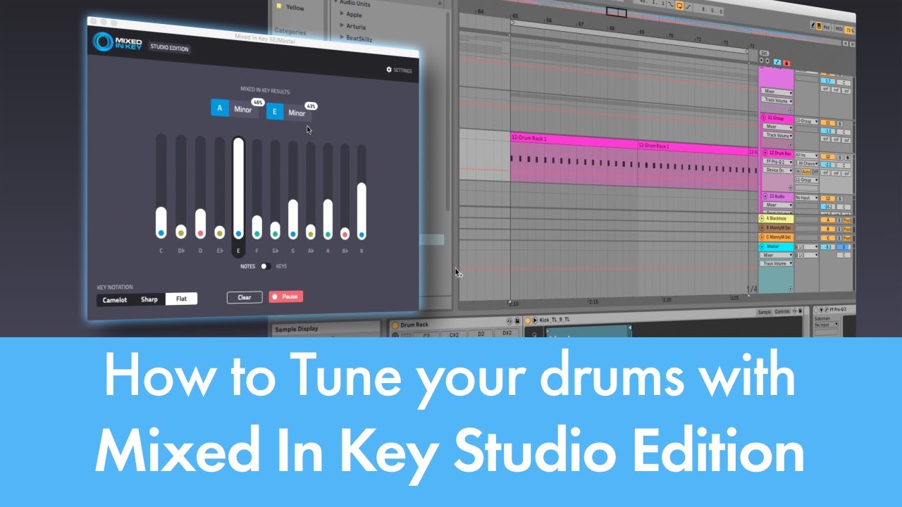 How To Tune Your Drums Using Mixed In Key Studio Edition