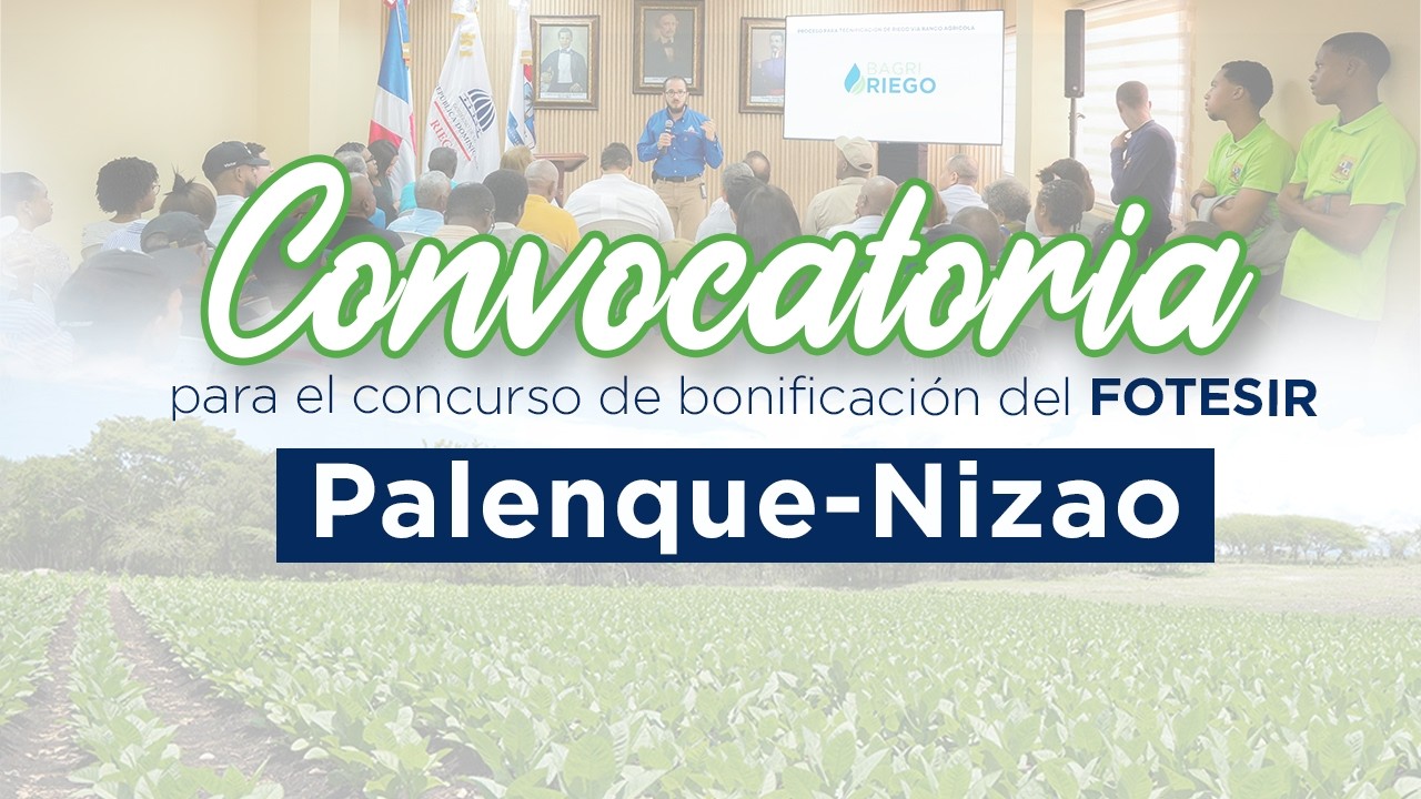 Convocatoria Palenque - Nizao │RECAP
