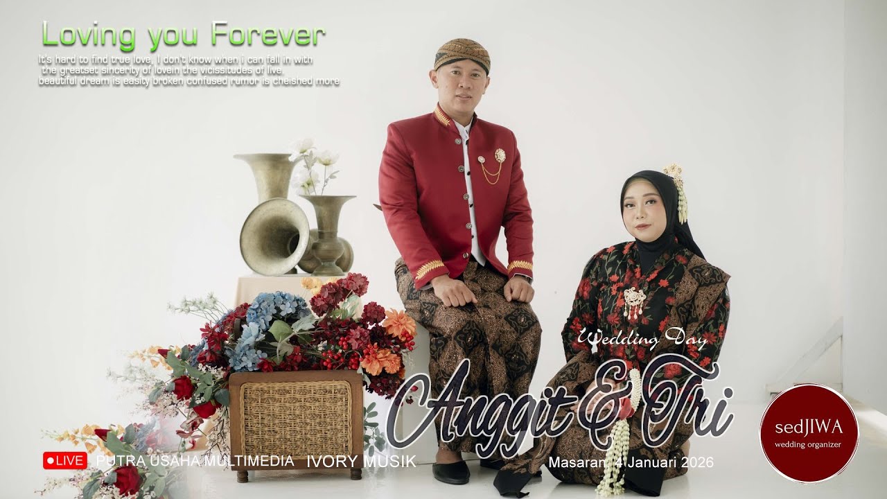 🔴LIVE IVORY MUSIK II WEDDING ANGGIT & TRI  II SEDJIWA WEDDING ORGANIZER