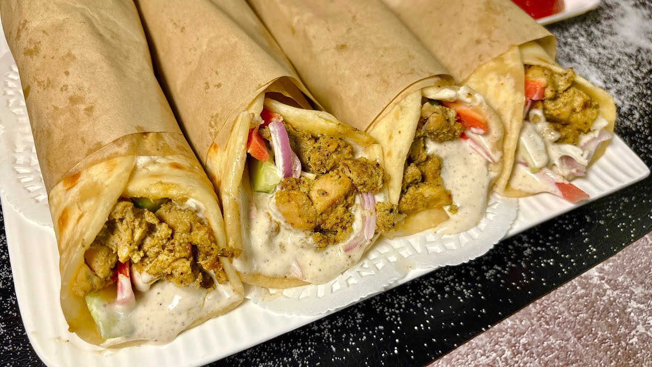 Malai Chicken Shawarma Recipe | Authentic Step by Step Recipe of Shawarma | Ramadan Special Ep-11 ❤️