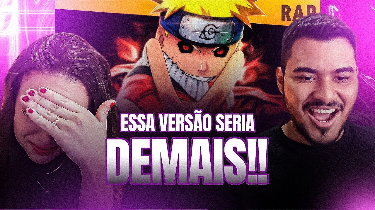 CASAL REAGE: BIJUU DAMA - Naruto Rap (Versão Sombria) | Takeru Feat. rAid (Lendários)