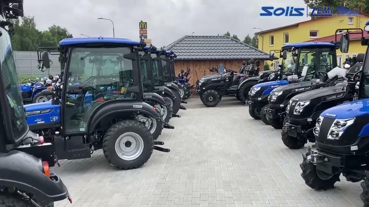 Pestrá nabídka traktorů Solis: Od limitovaných edicí po modely s nakladačem 🚜