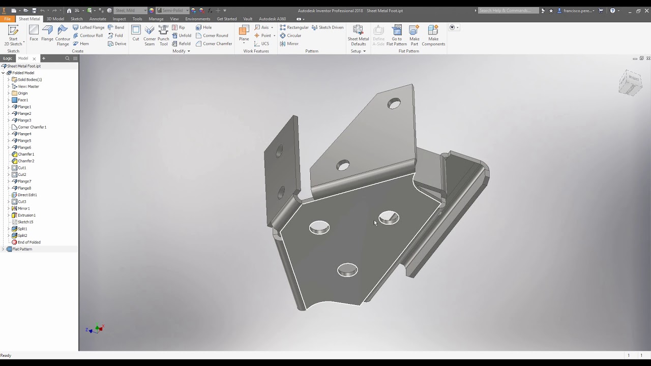 Nonlinear Static Analysis in Nastran In-CAD