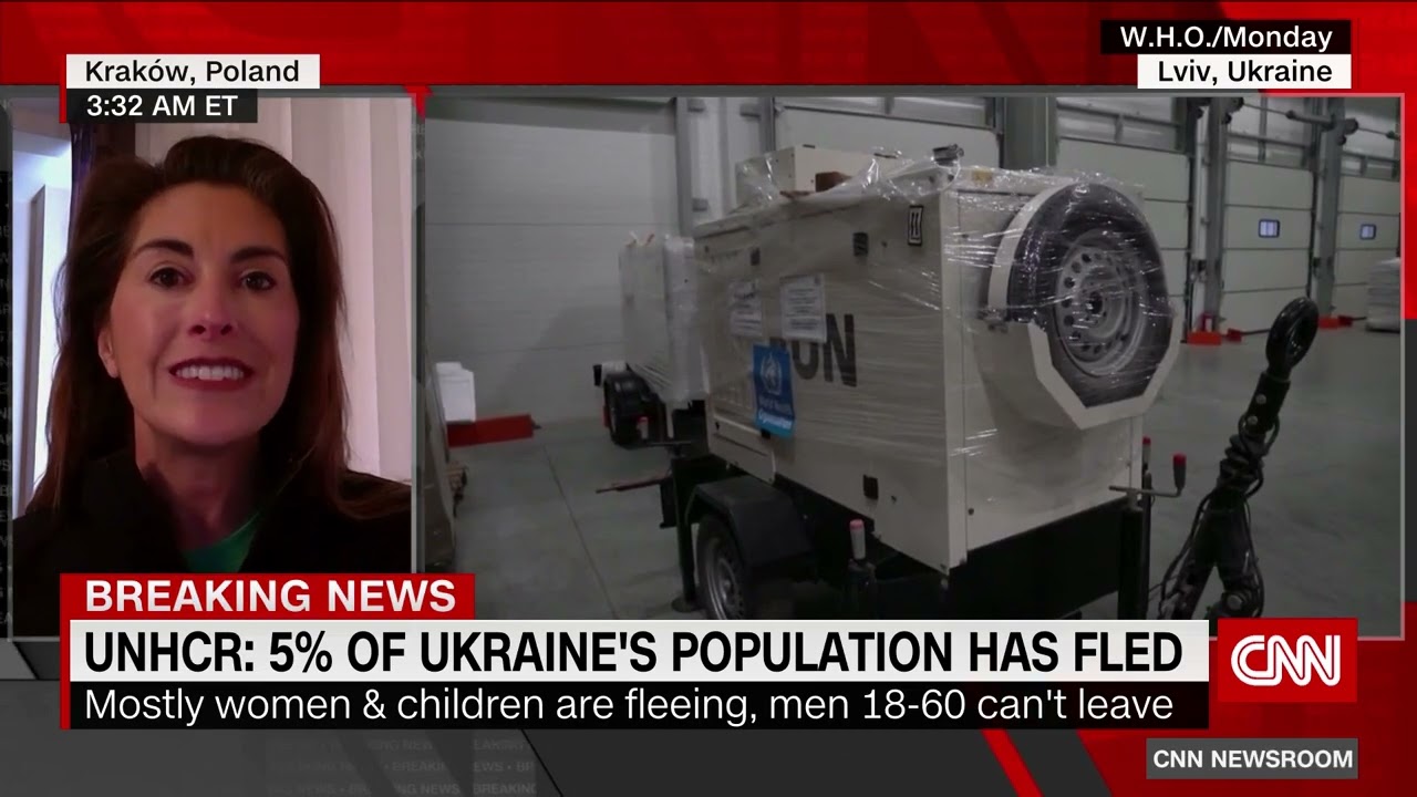 ShelterBox Ukraine Crisis Update from Poland CNN Newsroom Live