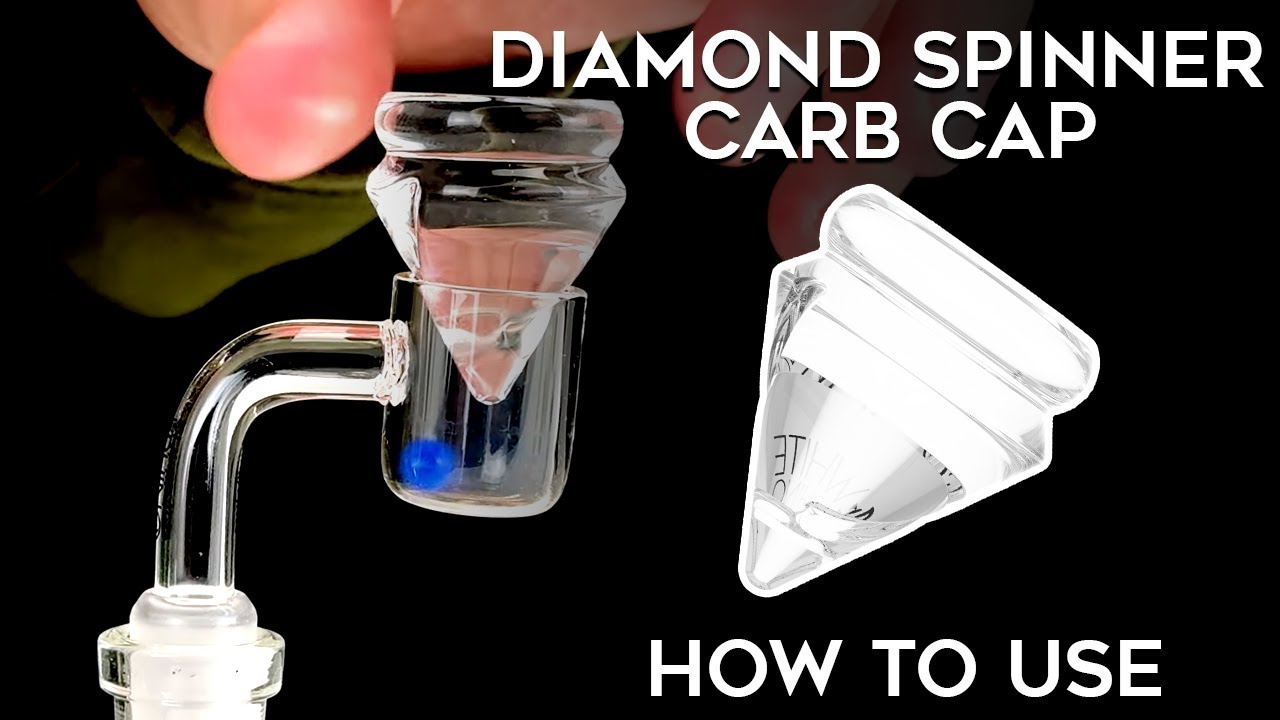 Diamond Glass Spinner Carb Cap