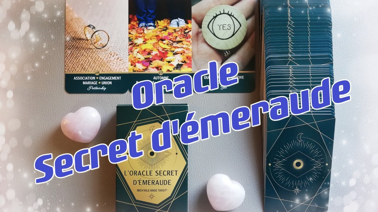 🌈🌟💜 Présentation Oracle Secret d'Emeraude de Mich'Aile Ange Tarot 💜🌟🌈