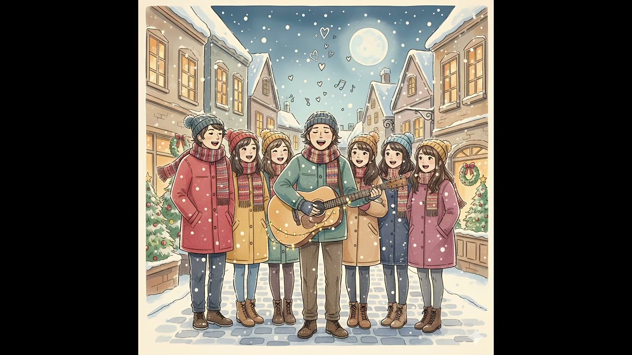 【歌ってみた】クリスマスソング / back number　by 七福神（男性2人と女性5人）　#歌ってみた #music #クリスマスソング #backnumber