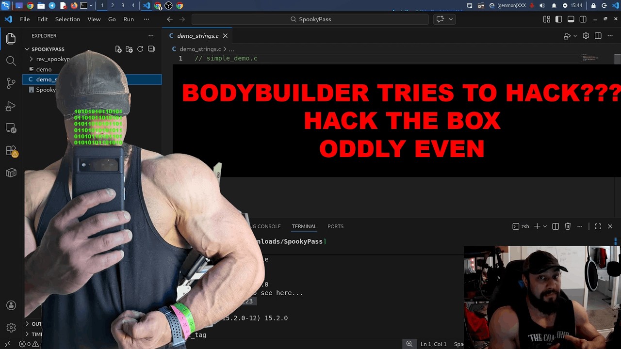 Bodybuilder vs Binary: Finding the Password (HTB SpookyPass)