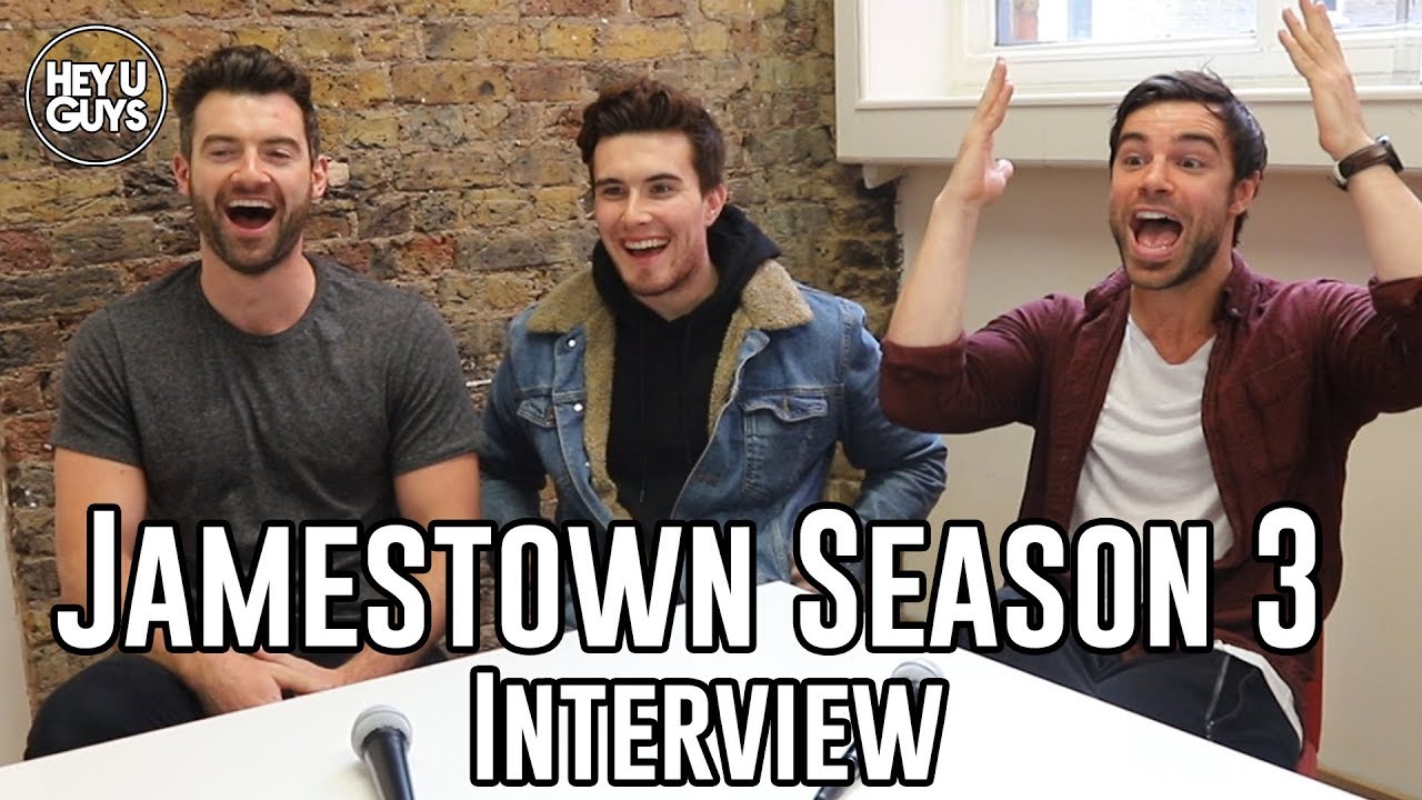 Luke Roskell, Stuart Martin & Ben Starr on Jamestown Season 3