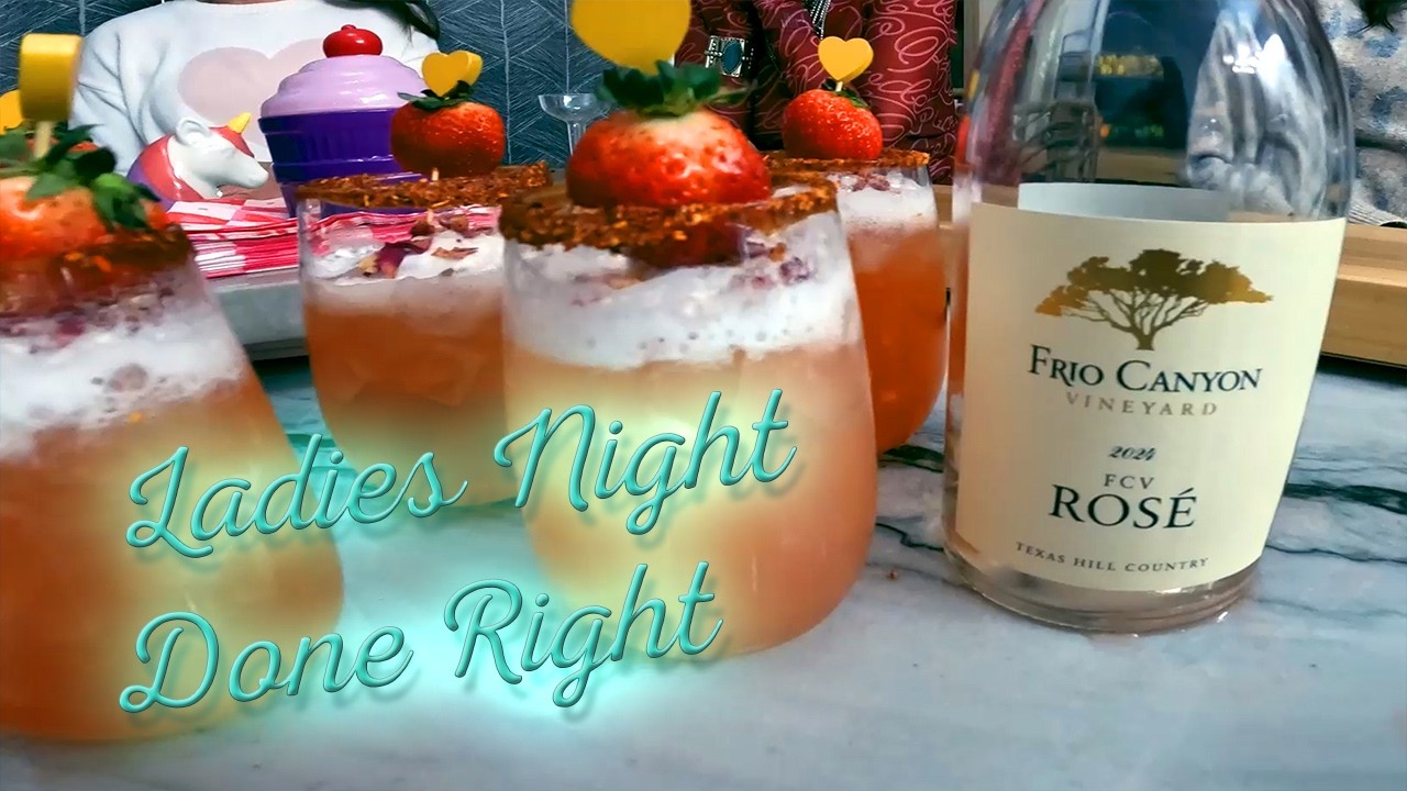 Galentine’s Rosé Margarita + Chocolate Hearts | Girls’ Night Valentine’s Pairing