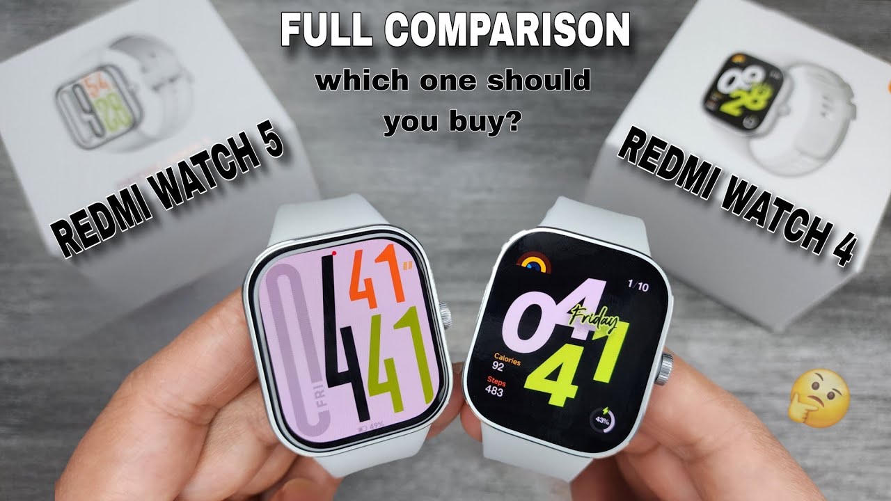 REDMI WATCH 5 против REDMI WATCH 4 — АБСОЛЮТНОЕ СРАВНЕНИЕ (посмотрите перед покупкой)