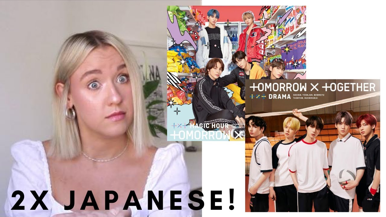 2X JAPANESE! TXT (투모로우바이투게더) MAGIC HOUR & DRAMA ALBUM FIRST LISTEN & REACTION!