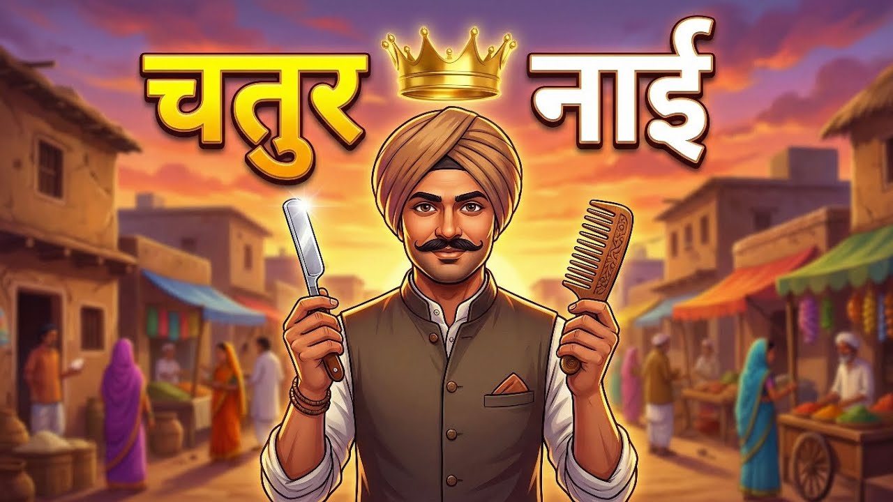 चतुर नाई की अद्भुत कहानी | Hindi Moral Story | Bedtime Story