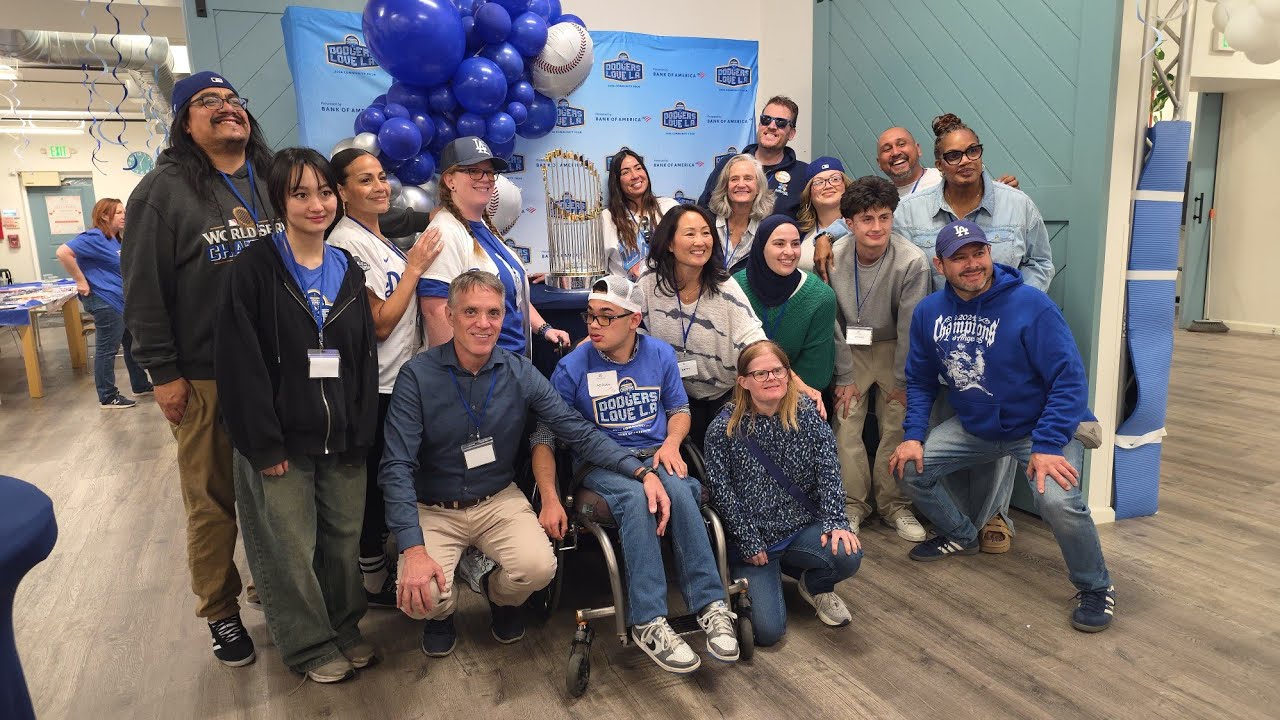 Adrian's Place, Matt Luke Dodgers and Bank of America Donation $10k BOFA