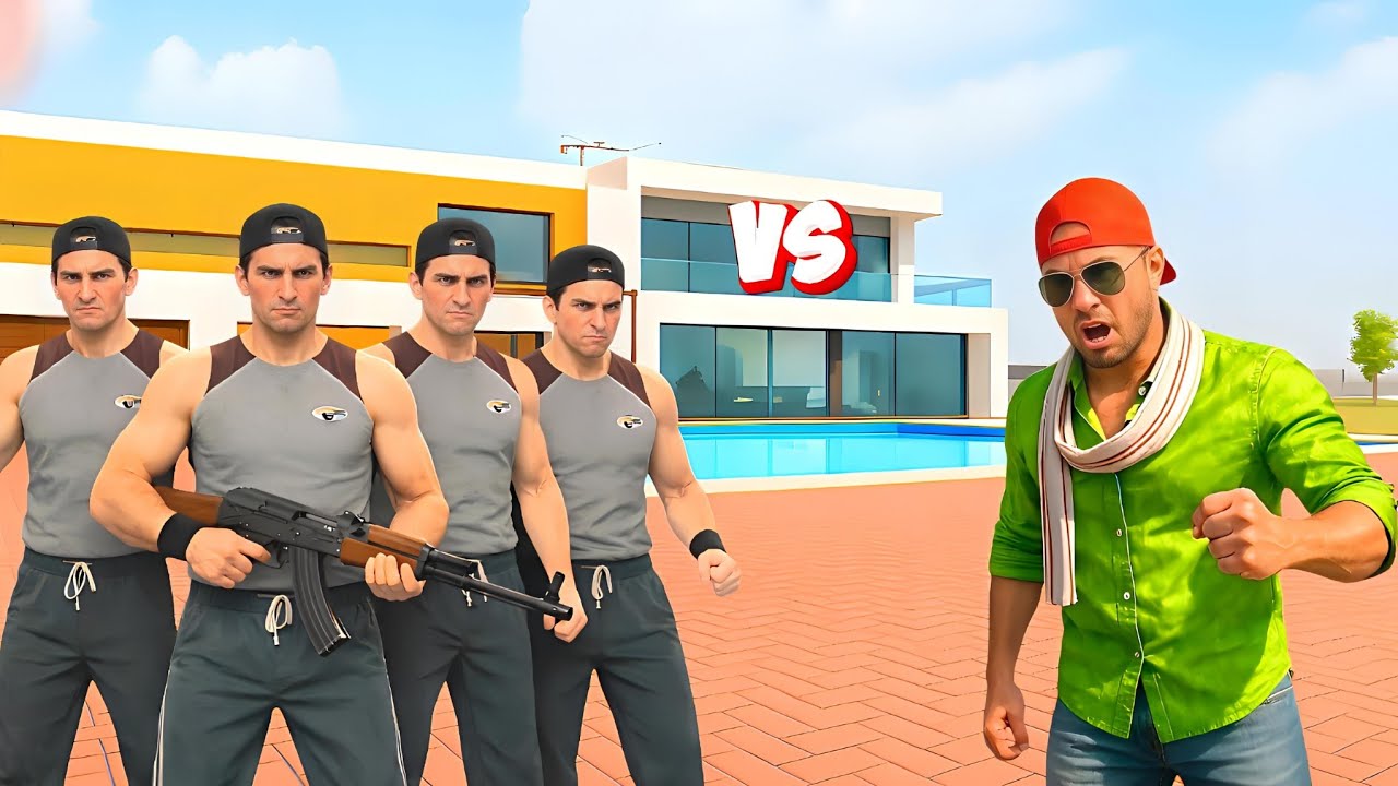 😱 Jack fight with Cobra Gang 🔥 in Indian Theft Aura Simulator 🔥🤩 Aryan Gamerz 