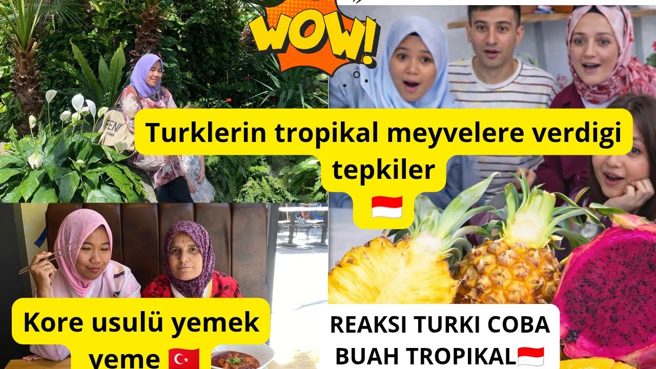 Türkler Endonezya’nın Egzotik Meyvelerini Denedi! 😱 | Konya Tropikal Bahçe