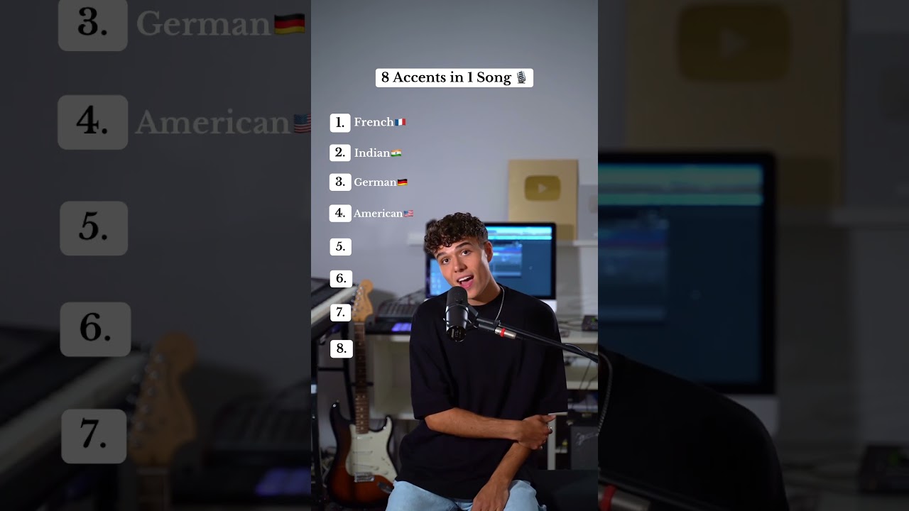 8 Accents in 1 Song!