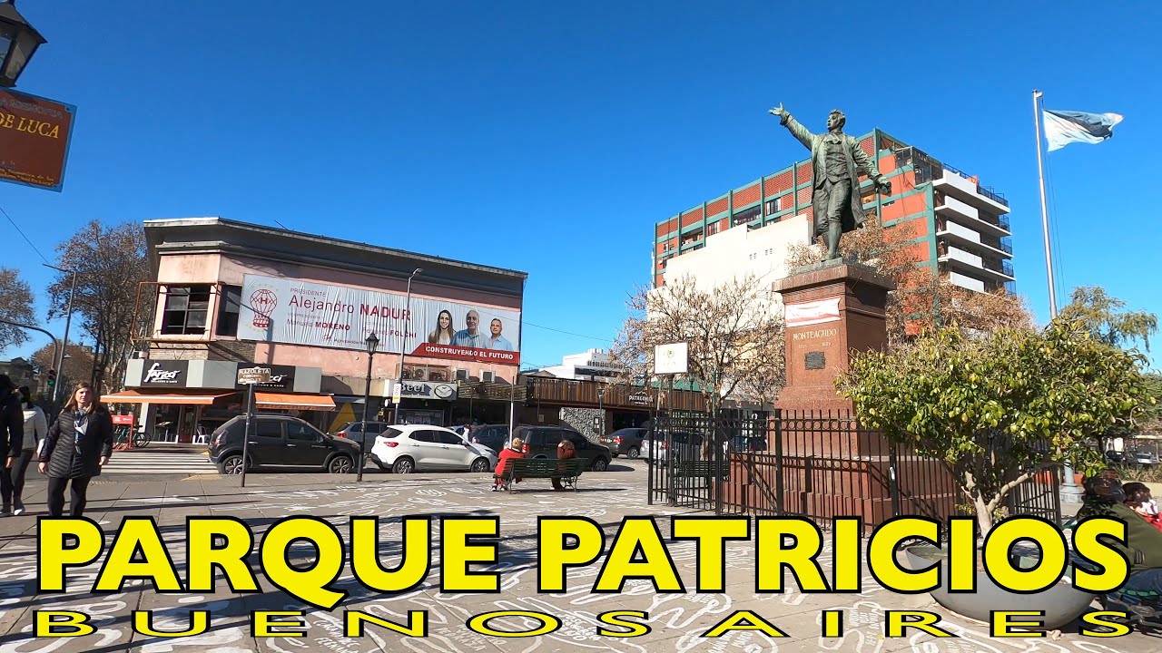 [4K] Buenos Aires Walk - Parque Patricios / Avenida Caseros - Buenos Aires - Argentina