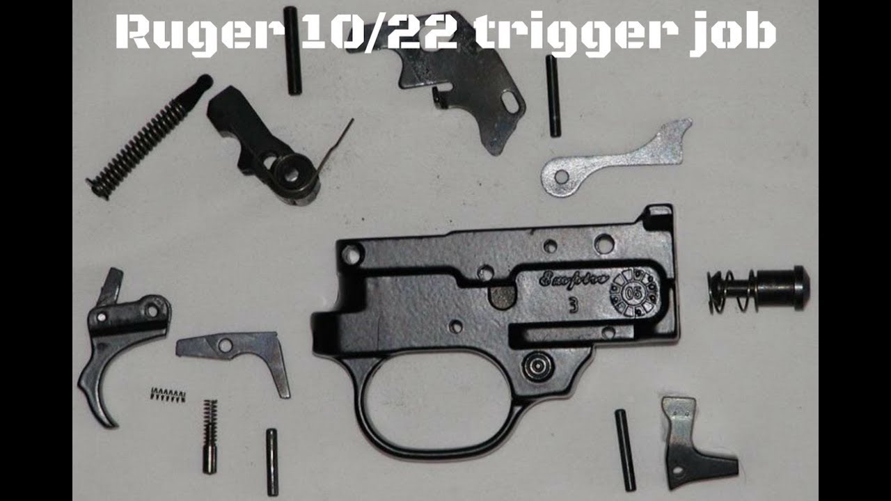 Самодельный спусковой крючок для Ruger 10/22... Уменьшение усилия спуска с 6 фунтов до 2,5 фунтов