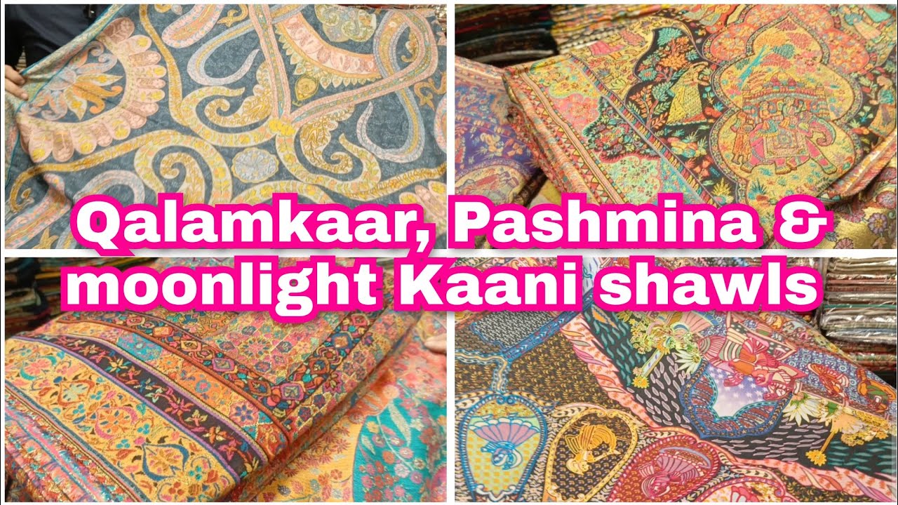 New variety of winter shawls in Liberty market | Qalamkaar, Pashmina & Moonlight Kaani shawls