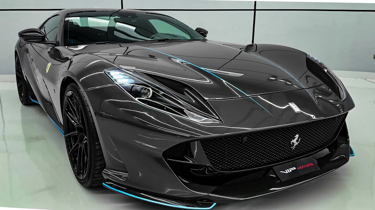 Ferrari F8 Spider 812 GTS 2024 года — невероятно быстрый и роскошный автомобиль!