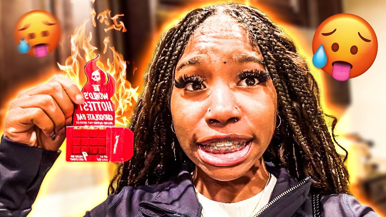 SWITCHING MY MOMS CHOCOLATE TO WORLDS HOTTEST CHOCOLATE BAR * WENT TOO FAR*