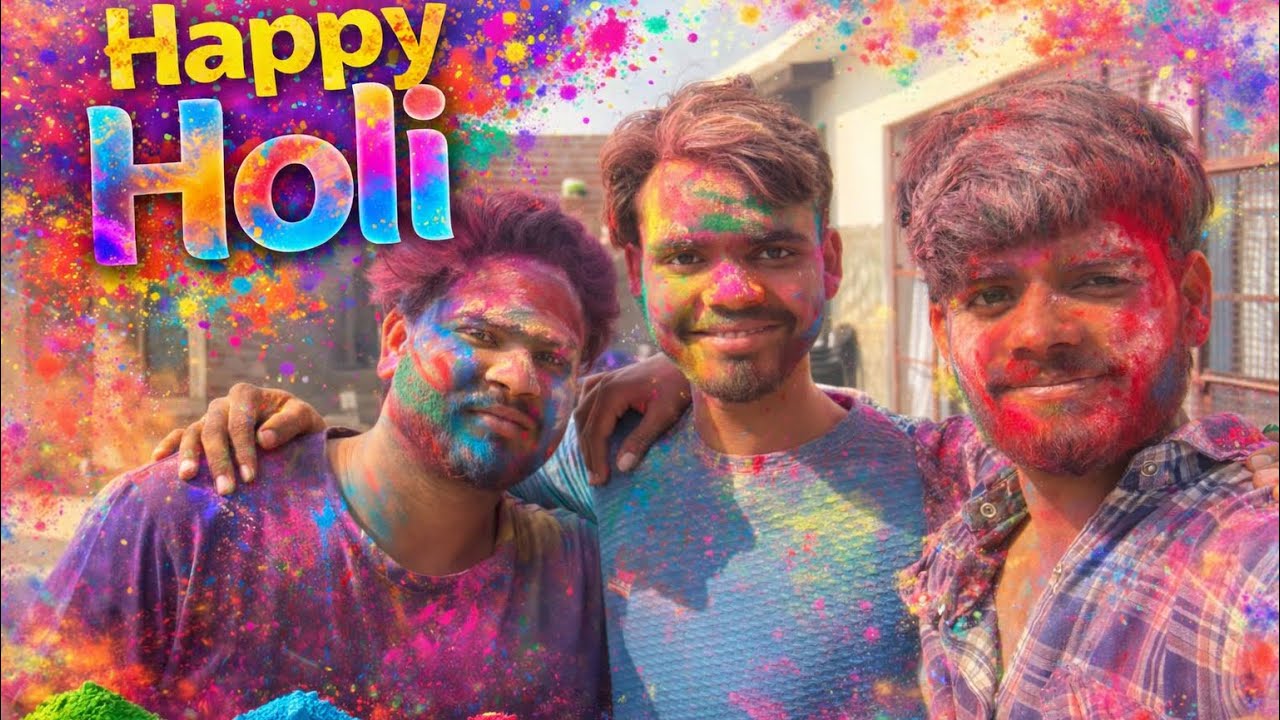HAPPY HOLE 😂🤣#newvlog #trending #viral #vlog 