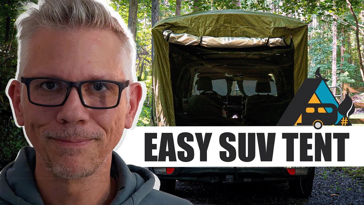 ПРОСТАЯ УСТАНОВКА | ПАЛАТКА ДЛЯ ВНЕДОРОЖНИКА ⛺️ С ТЕНТОМ И МАГНИТНЫМ КРЕПЛЕНИЕМ