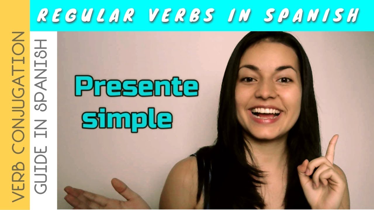 Regular Verbs in Present Tense - Spanish Grammar Lessons  [Eng subs]