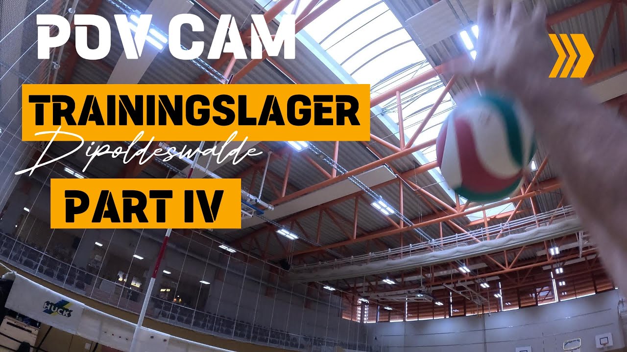 Trainingslager Kamera auf dem Kopf Testspiel Part IV #sport #volleyball #sports