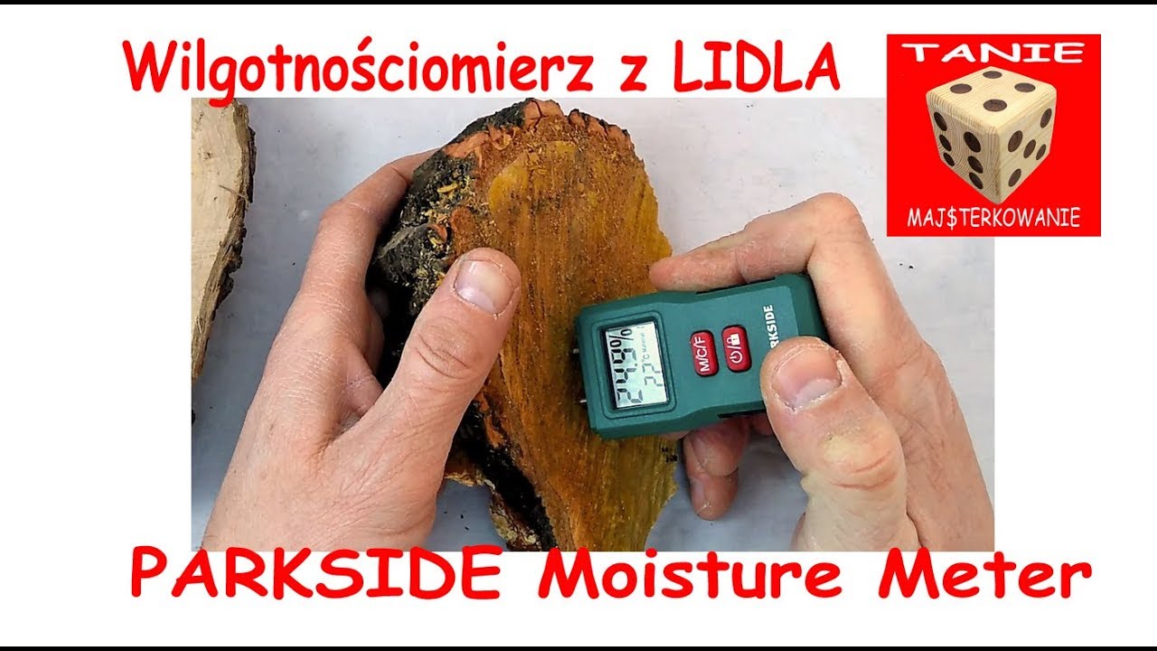 Miernik wilgotności PARKSIDE  - Test wilgotnościomierza z LIDLA - Co na to teściowa ??
