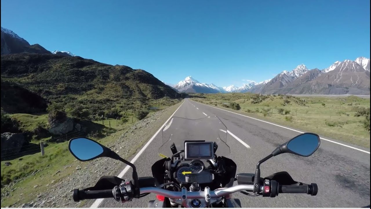 New Zealand motorcycle tour, Episode 1: Christchurch to Mount Cook
