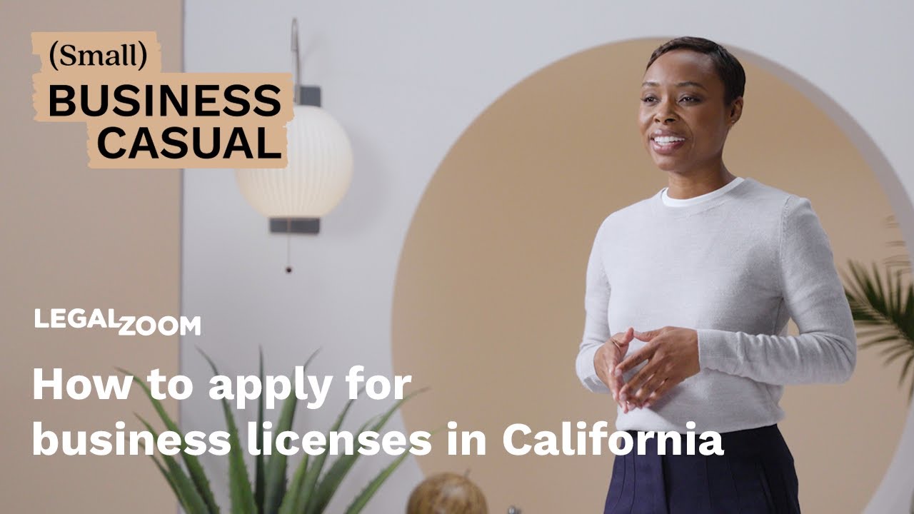 How to apply for business licenses in California