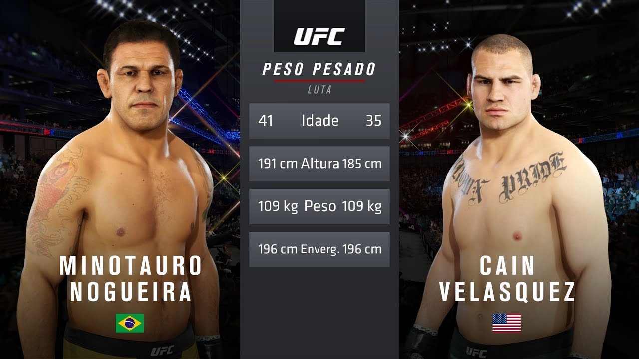 EA Sports UFC 3 - Minotauro Nogueira Vs Cain Velasquez - HD 1080p 60fps